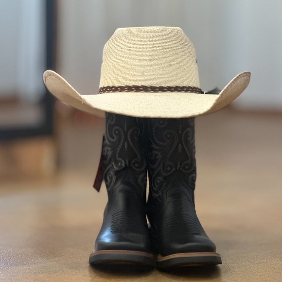 Roper - Womens Straw Palm Cowgirl Hat - Picture 5 of 7